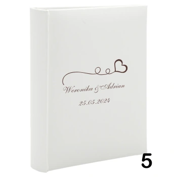 Album ślubny wsuwany na 100 zdjęć 15x21 personalizowany 6 wzorów